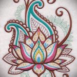 Фото Эскизы тату лотос - 19062017 - пример - 087 Sketches of tattoo lotus - tatufoto.com