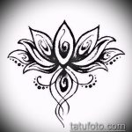 Фото Эскизы тату лотос - 19062017 - пример - 088 Sketches of tattoo lotus - tatufoto.com