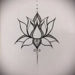 Фото Эскизы тату лотос - 19062017 - пример - 092 Sketches of tattoo lotus - tatufoto.com