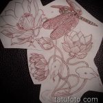 Фото Эскизы тату лотос - 19062017 - пример - 094 Sketches of tattoo lotus - tatufoto.com