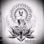 Фото Эскизы тату лотос - 19062017 - пример - 102 Sketches of tattoo lotus - tatufoto.com