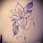 Фото Эскизы тату лотос - 19062017 - пример - 104 Sketches of tattoo lotus - tatufoto.com