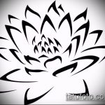 Фото Эскизы тату лотос - 19062017 - пример - 108 Sketches of tattoo lotus - tatufoto.com