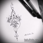 Фото Эскизы тату лотос - 19062017 - пример - 118 Sketches of tattoo lotus - tatufoto.com