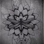 Фото Эскизы тату лотос - 19062017 - пример - 122 Sketches of tattoo lotus - tatufoto.com
