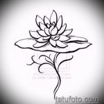 Фото Эскизы тату лотос - 19062017 - пример - 130 Sketches of tattoo lotus - tatufoto.com