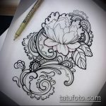 Фото Эскизы тату лотос - 19062017 - пример - 131 Sketches of tattoo lotus - tatufoto.com