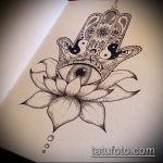 Фото Эскизы тату лотос - 19062017 - пример - 135 Sketches of tattoo lotus - tatufoto.com