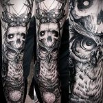Фото готической татуировки - 30052017 - пример - 005 Gothic tattoo