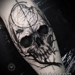 Фото готической татуировки - 30052017 - пример - 031 Gothic tattoo
