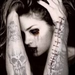 Фото готической татуировки - 30052017 - пример - 039 Gothic tattoo