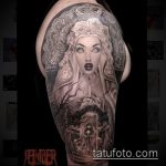 Фото готической татуировки - 30052017 - пример - 041 Gothic tattoo