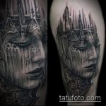 Фото готической татуировки - 30052017 - пример - 053 Gothic tattoo