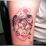Фото готической татуировки - 30052017 - пример - 073 Gothic tattoo