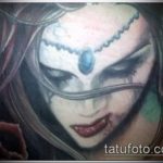 Фото готической татуировки - 30052017 - пример - 075 Gothic tattoo