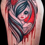Фото готической татуировки - 30052017 - пример - 096 Gothic tattoo