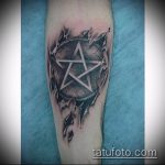 Фото готической татуировки - 30052017 - пример - 119 Gothic tattoo