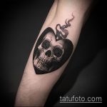 Фото готической татуировки - 30052017 - пример - 126 Gothic tattoo