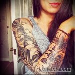 Фото готической татуировки - 30052017 - пример - 130 Gothic tattoo