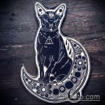 Фото кошка хной - мехенди - 12062017 - пример - 019 Cat henna - mehendi
