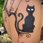 Фото кошка хной - мехенди - 12062017 - пример - 030 Cat henna - mehendi
