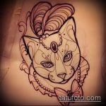 Фото кошка хной - мехенди - 12062017 - пример - 034 Cat henna - mehendi