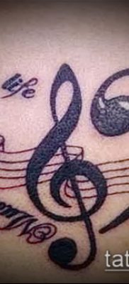 Фото музыкальных тату — 19062017 — пример — 016 Musical Tattoos — tatufoto.com