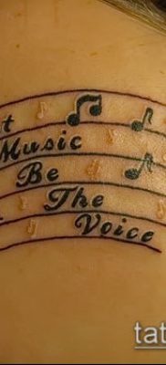 Фото музыкальных тату — 19062017 — пример — 033 Musical Tattoos — tatufoto.com