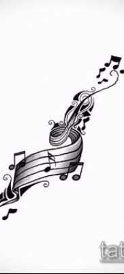 Фото музыкальных тату — 19062017 — пример — 037 Musical Tattoos — tatufoto.com