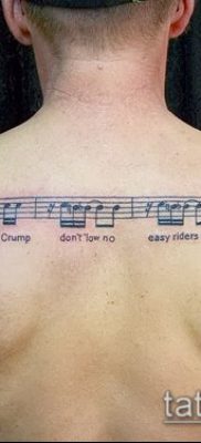 Фото музыкальных тату — 19062017 — пример — 052 Musical Tattoos — tatufoto.com