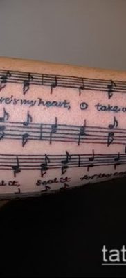 Фото музыкальных тату — 19062017 — пример — 125 Musical Tattoos — tatufoto.com