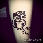 Фото рисунок совы хной мехенди - 04062017 - пример - 017 owl henna