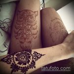 Фото рисунок совы хной мехенди - 04062017 - пример - 025 owl henna