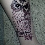 Фото рисунок совы хной мехенди - 04062017 - пример - 039 owl henna