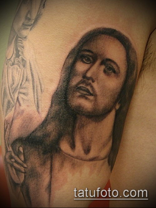 Фото тату Иисуса Христа — 07062017 — пример — 006 Photos tattoo of Jesus Christ
