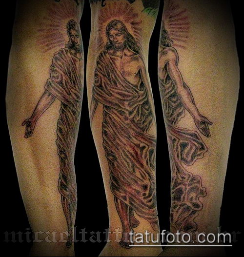 Фото тату Иисуса Христа — 07062017 — пример — 010 Photos tattoo of Jesus Christ