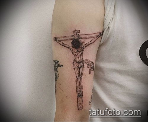 Фото тату Иисуса Христа — 07062017 — пример — 013 Photos tattoo of Jesus Christ