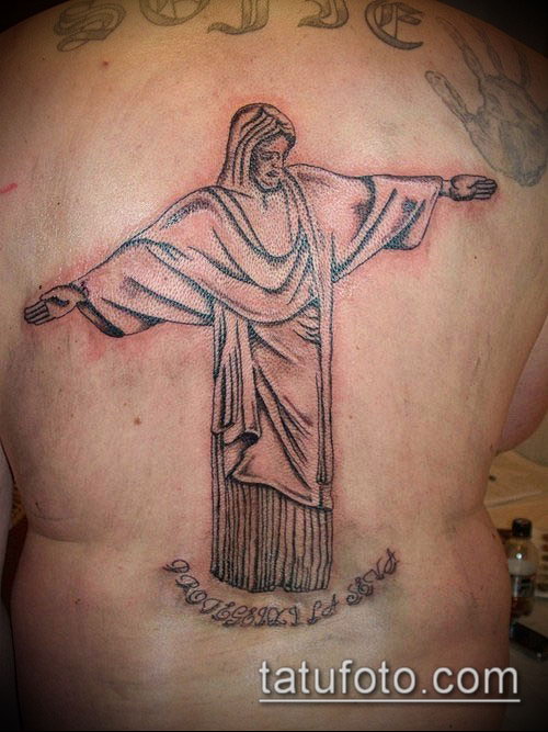 Фото тату Иисуса Христа — 07062017 — пример — 021 Photos tattoo of Jesus Christ
