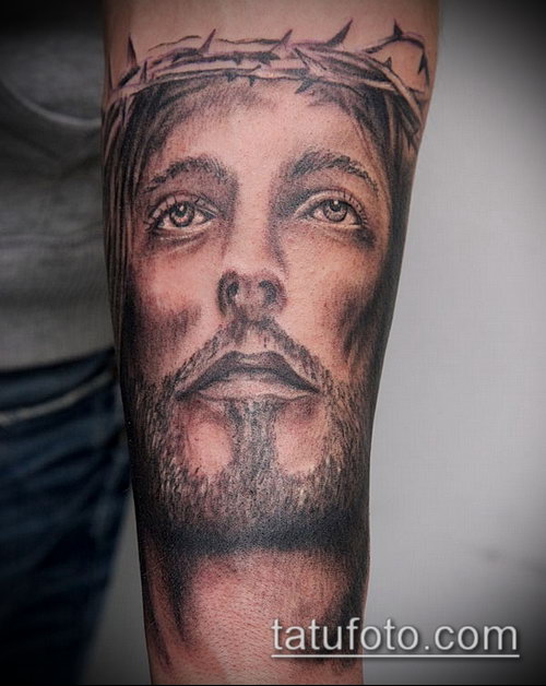Фото тату Иисуса Христа — 07062017 — пример — 041 Photos tattoo of Jesus Christ