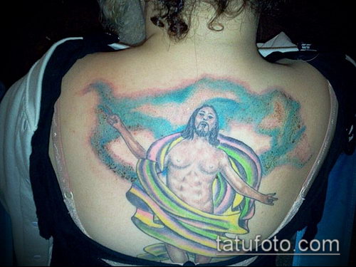 Фото тату Иисуса Христа — 07062017 — пример — 042 Photos tattoo of Jesus Christ