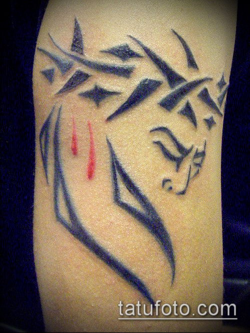 Фото тату Иисуса Христа — 07062017 — пример — 045 Photos tattoo of Jesus Christ