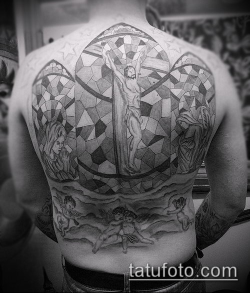 Фото тату Иисуса Христа — 07062017 — пример — 067 Photos tattoo of Jesus Christ