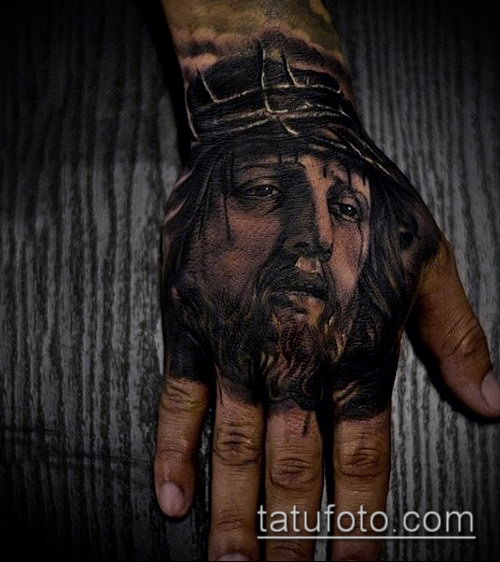 Фото тату Иисуса Христа — 07062017 — пример — 070 Photos tattoo of Jesus Christ
