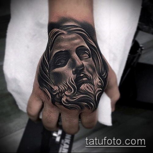 Фото тату Иисуса Христа — 07062017 — пример — 071 Photos tattoo of Jesus Christ