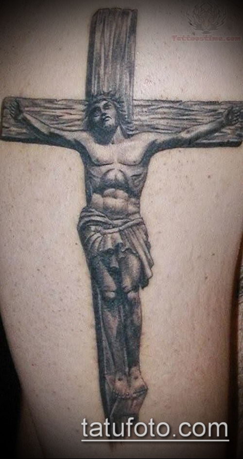 Фото тату Иисуса Христа — 07062017 — пример — 082 Photos tattoo of Jesus Christ