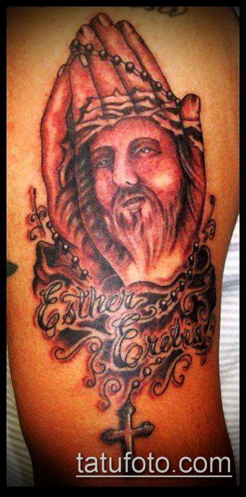 Фото тату Иисуса Христа — 07062017 — пример — 107 Photos tattoo of Jesus Christ