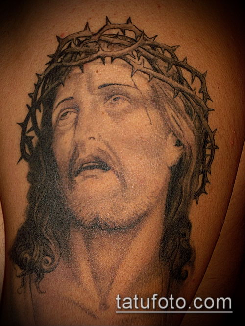 Фото тату Иисуса Христа — 07062017 — пример — 123 Photos tattoo of Jesus Christ
