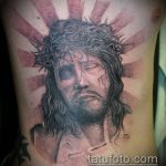 Фото тату Иисуса Христа №673 - достойный вариант рисунка, который успешно можно использовать для переработки и нанесения как тату иисуса христа в кресте