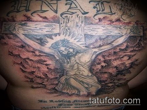 Фото тату Иисуса Христа — 07062017 — пример — 147 Photos tattoo of Jesus Christ