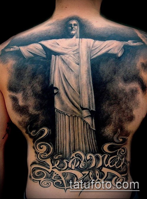 Фото тату Иисуса Христа — 07062017 — пример — 148 Photos tattoo of Jesus Christ